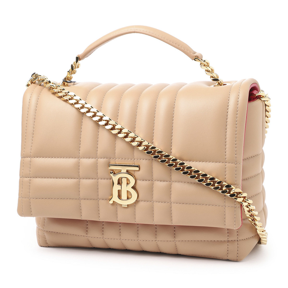 Burberry Shoulder Bag 2way Satchel Bag Beige - Picture 1 of 8